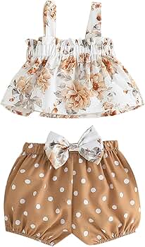 ★neann★ FOIL PRINT BABY TUNIC TOP Newborn Girl Outfits Infant Summer Girls Sleeveless Floral